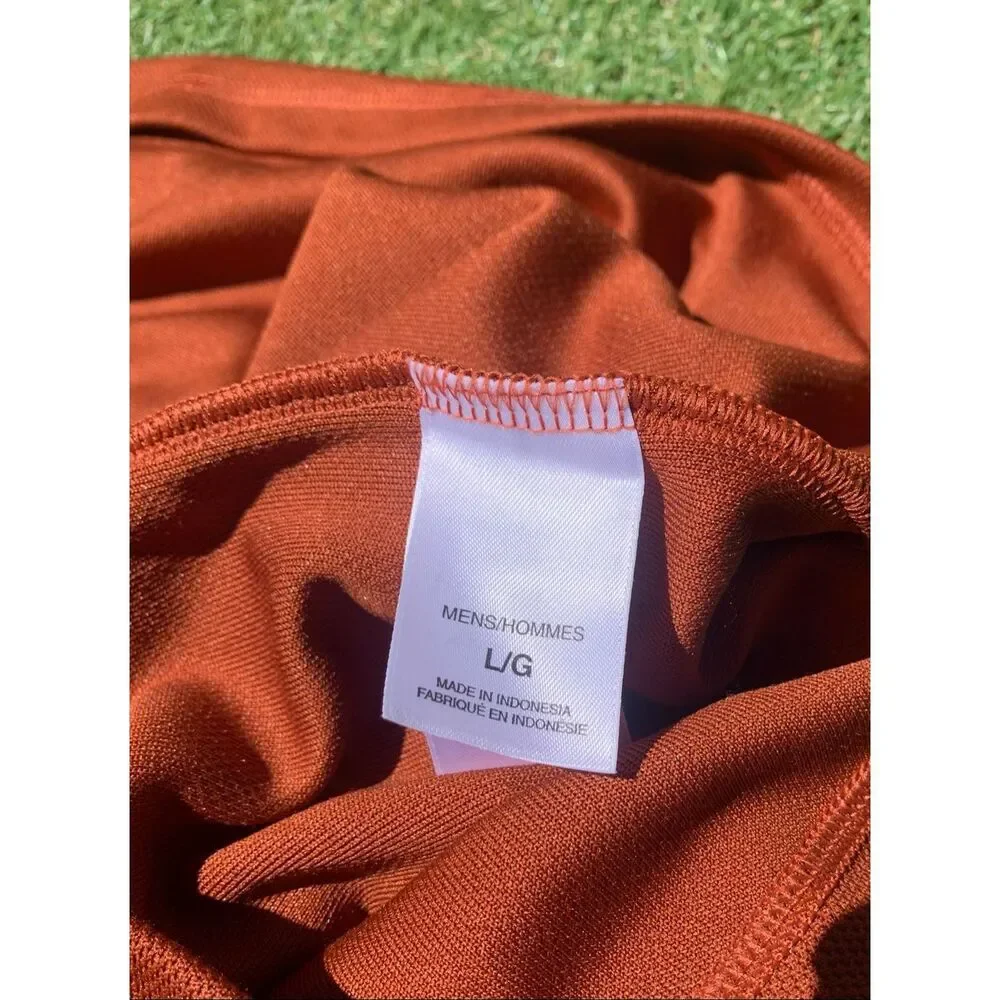 The North Face Flight Series orange gray 1/4 Zip Vapor Wick JACKET TOP MEN sz L